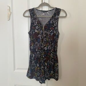 Ambiance Floral Patterned Romper